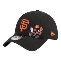 San Francisco Giants Women's Wildflower Casual Classic Adjustable Hat - Black | New Era