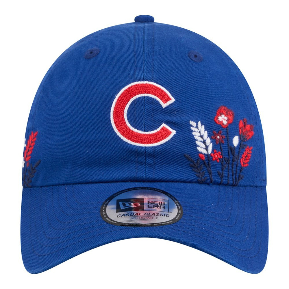 Chicago Cubs Women's Wildflower Casual Classic Adjustable Hat - Royal | New Era