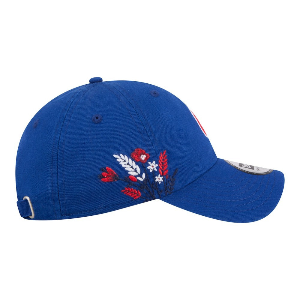 Chicago Cubs Women's Wildflower Casual Classic Adjustable Hat - Royal | New Era