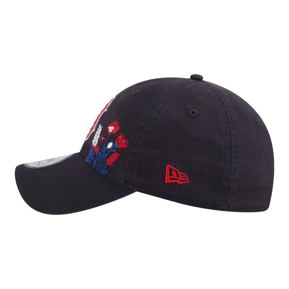Boston Red Sox Women's Wildflower Casual Classic Adjustable Hat - Navy | New Era