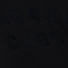Chicago Cubs Phantom Fleece Crewneck Sweatshirt - Black | Mitchell & Ness