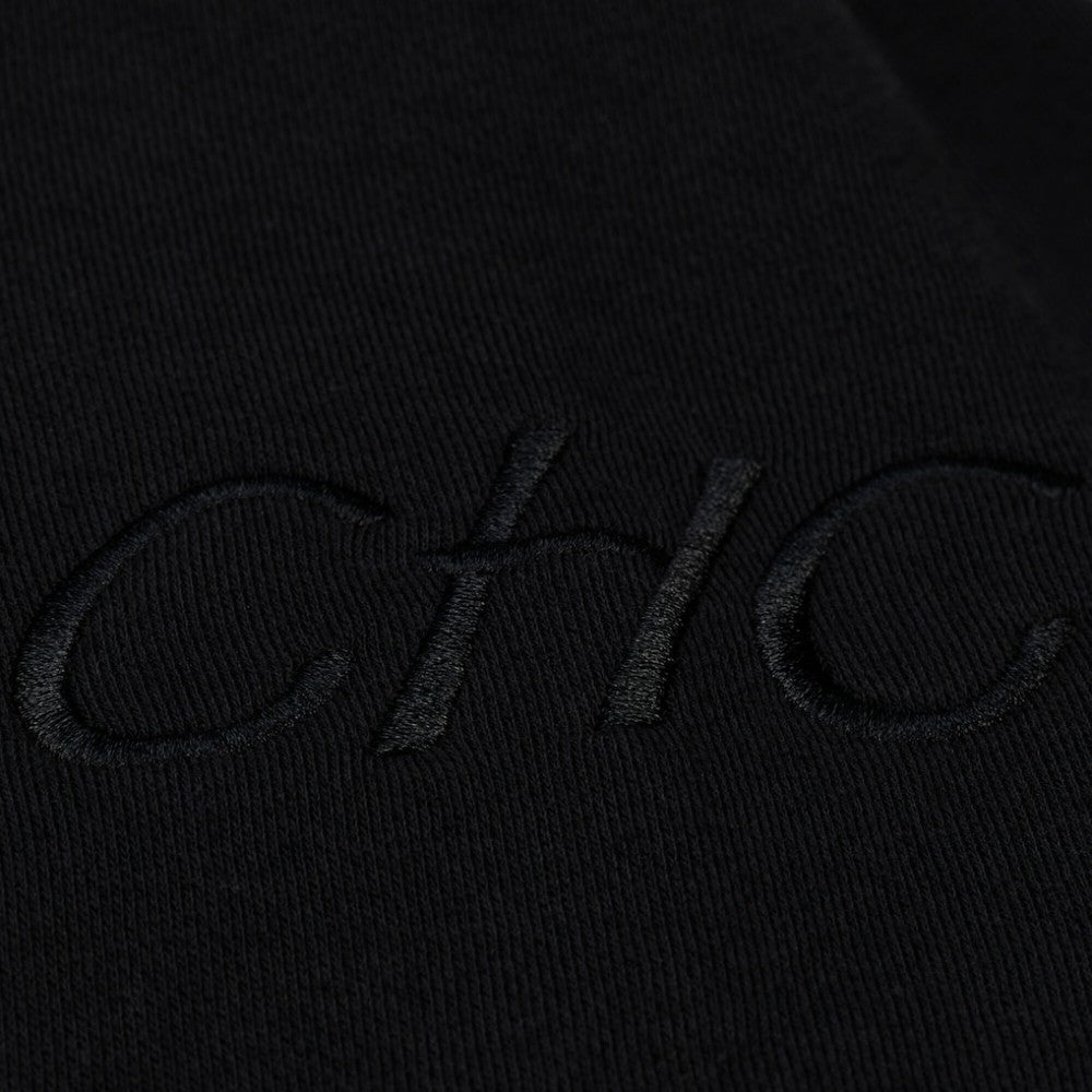 Chicago Cubs Phantom Fleece Crewneck Sweatshirt - Black | Mitchell & Ness