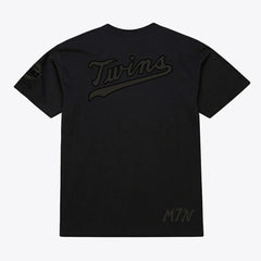 Minnesota Twins Cooperstown Collection Phantom T-Shirt - Black | Mitchell & Ness