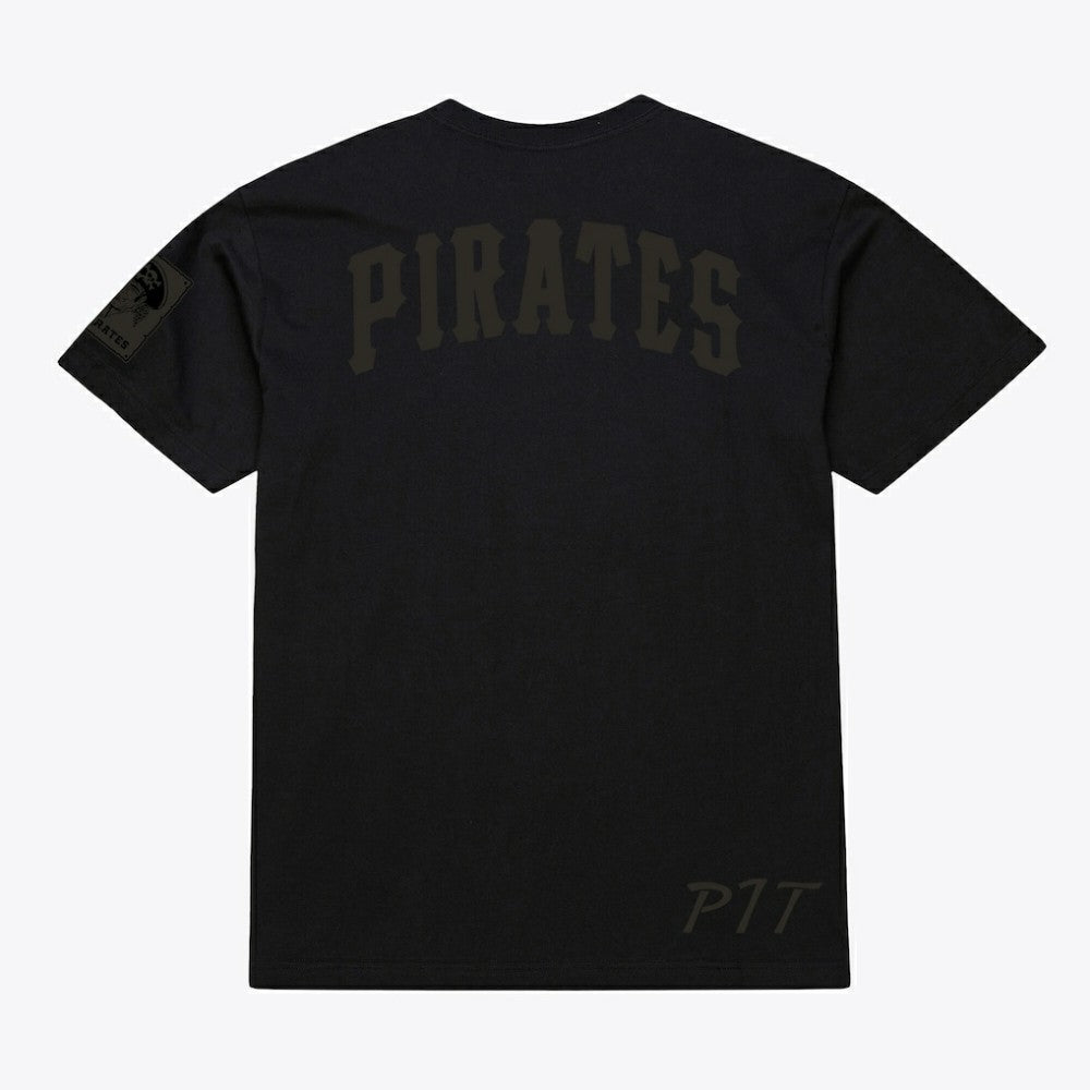 Pittsburgh Pirates Cooperstown Collection Phantom T-Shirt - Black | Mitchell & Ness