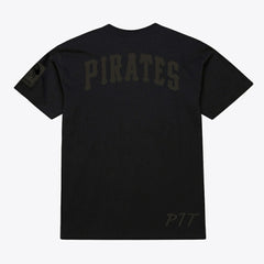 Pittsburgh Pirates Cooperstown Collection Phantom T-Shirt - Black | Mitchell & Ness