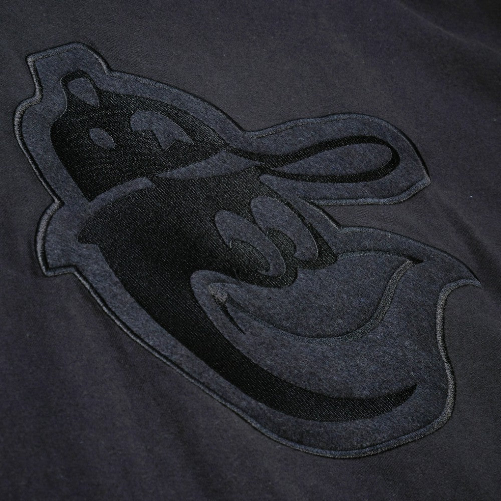 Baltimore Orioles Cooperstown Collection Phantom T-Shirt - Black | Mitchell & Ness
