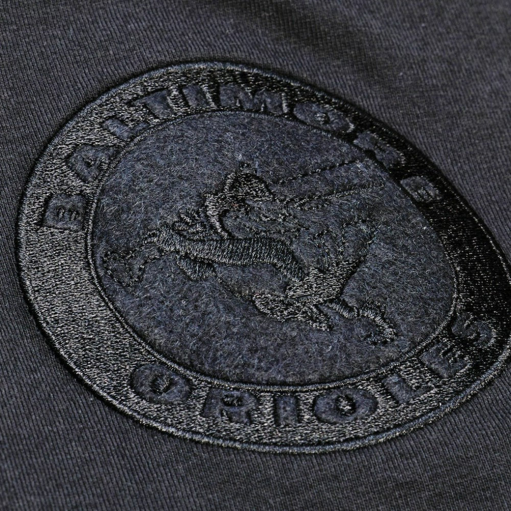 Baltimore Orioles Cooperstown Collection Phantom T-Shirt - Black | Mitchell & Ness
