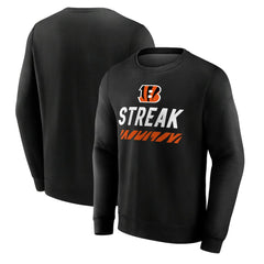 Cincinnati Bengals Streak Pullover Sweatshirt - Black online