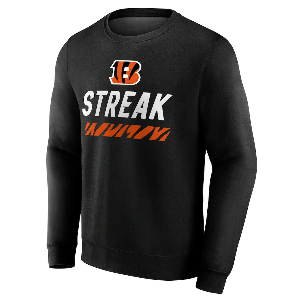 Cincinnati Bengals Streak Pullover Sweatshirt - Black online