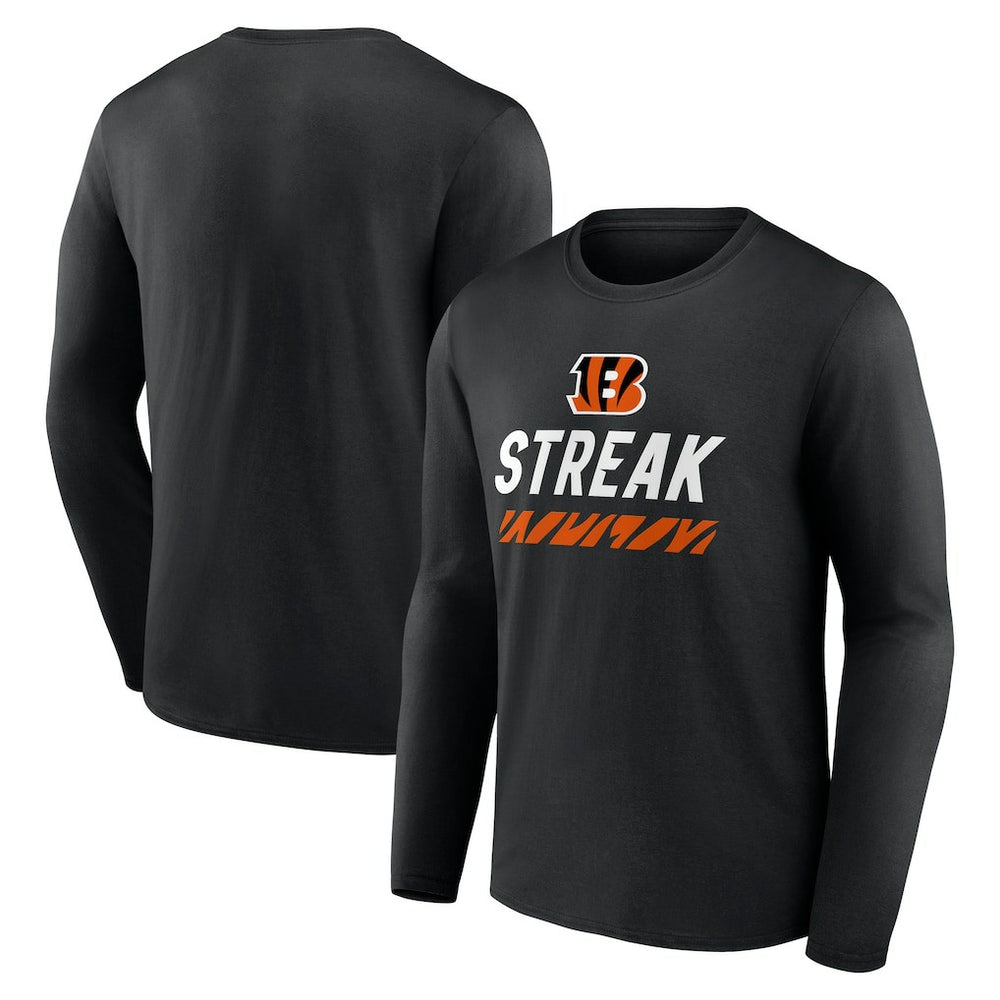 Cincinnati Bengals Streak Long Sleeve T-Shirt - Black online