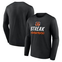 Cincinnati Bengals Streak Long Sleeve T-Shirt - Black online