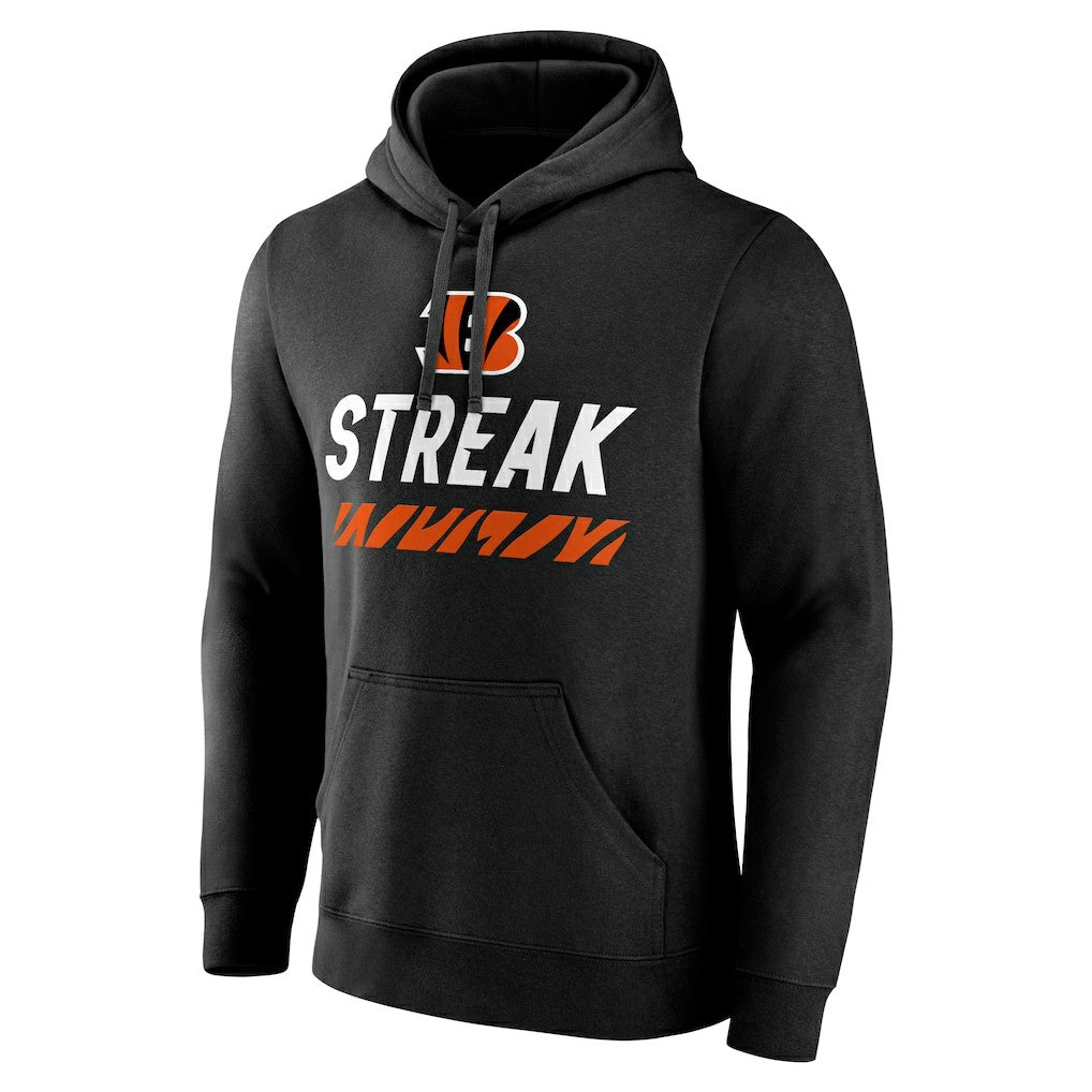 Cincinnati Bengals Streak Pullover Hoodie - Black online