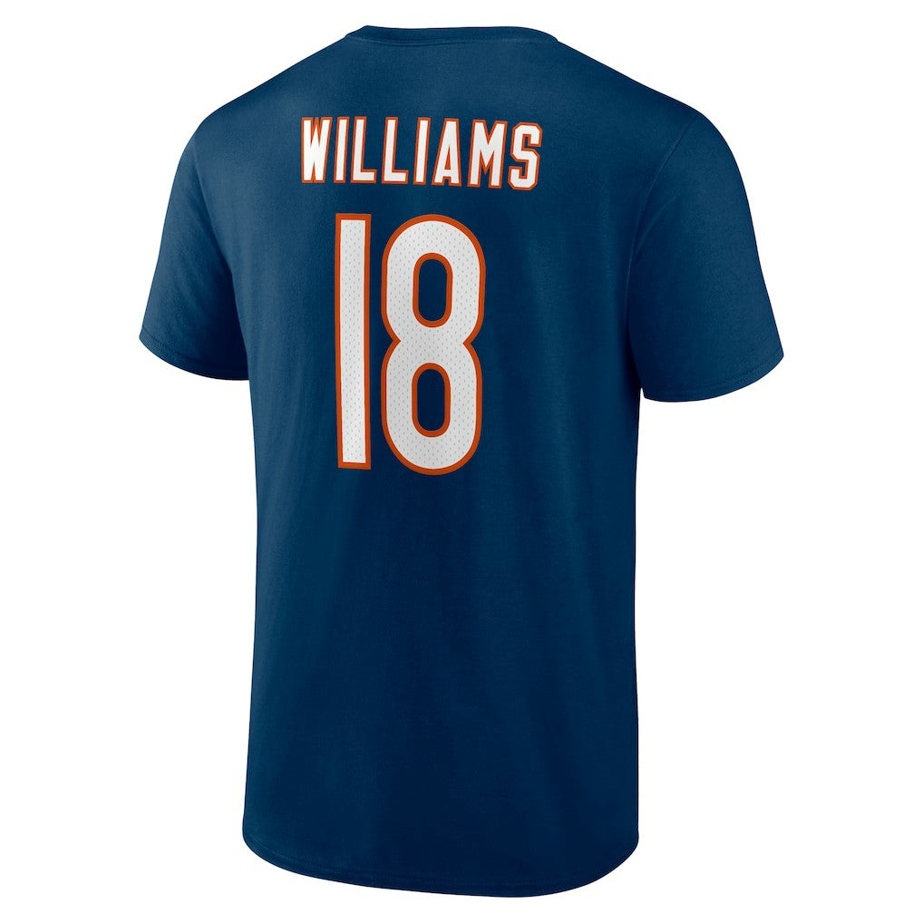 Caleb Williams Chicago Bears Icon Name & Number T-Shirt - Navy sale