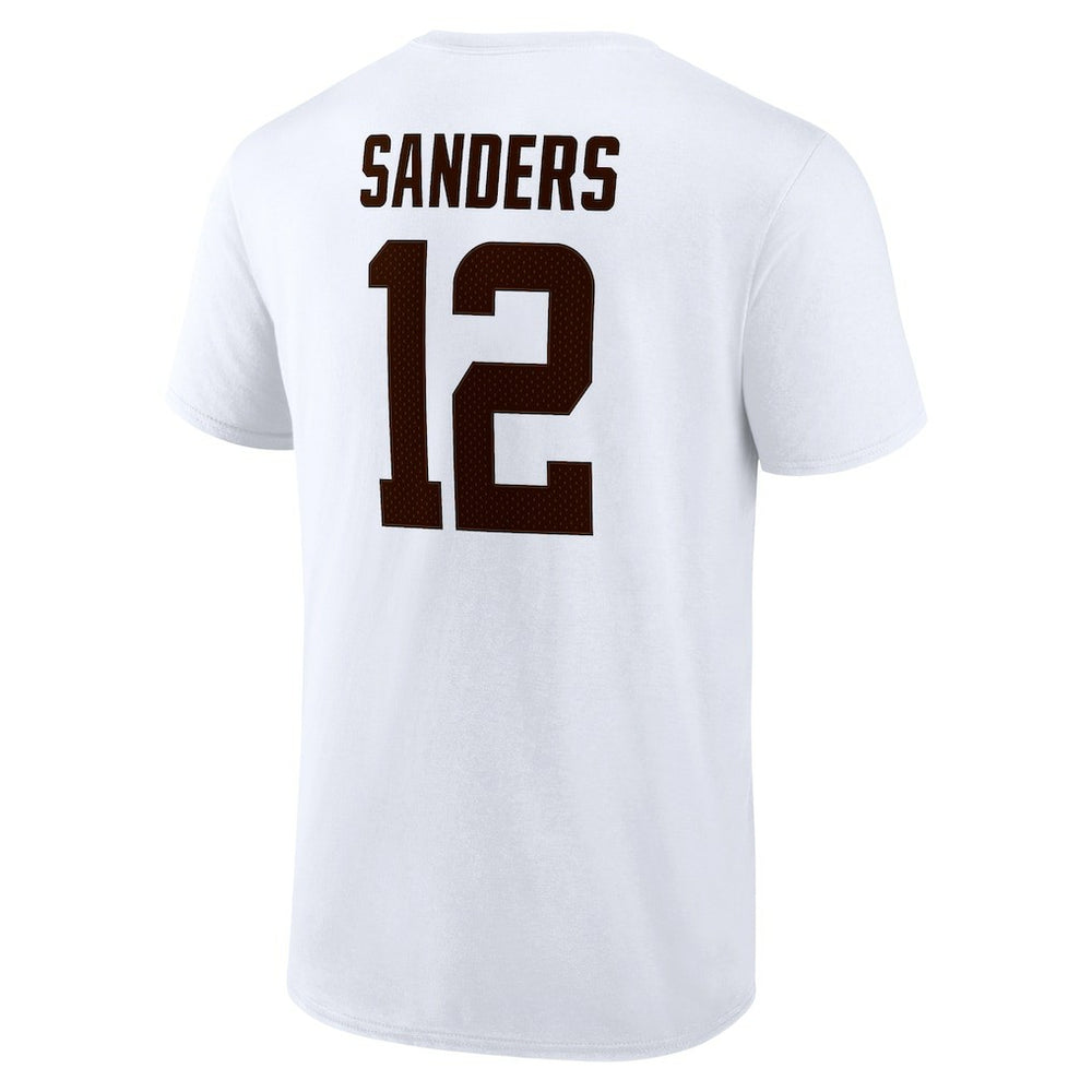 Shedeur Sanders Cleveland Browns Icon Name & Number T-Shirt - White outlet