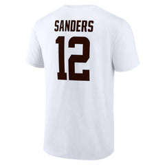 Shedeur Sanders Cleveland Browns Icon Name & Number T-Shirt - White outlet