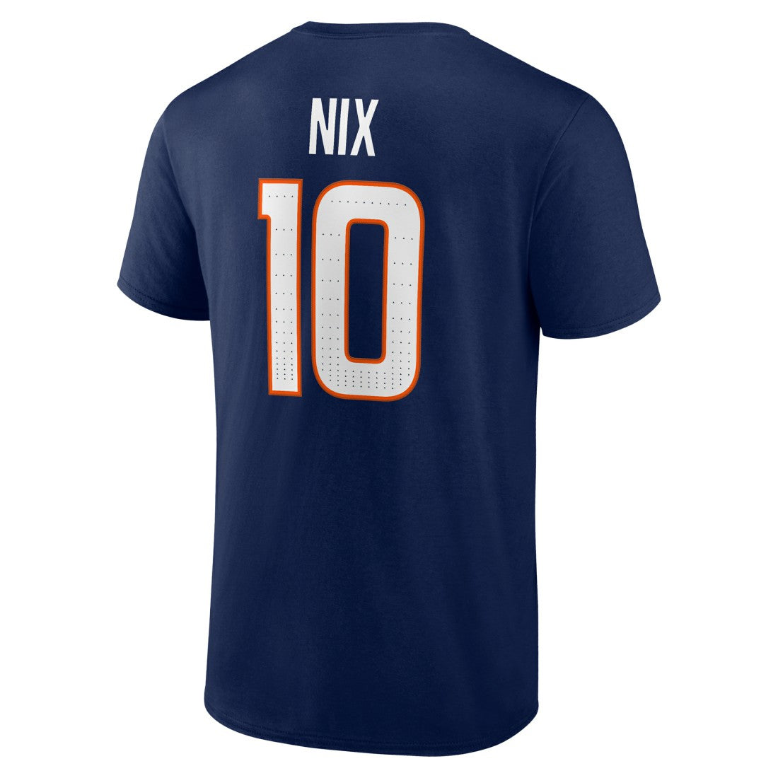 Bo Nix Denver Broncos Icon Name & Number T-Shirt - Navy outlet