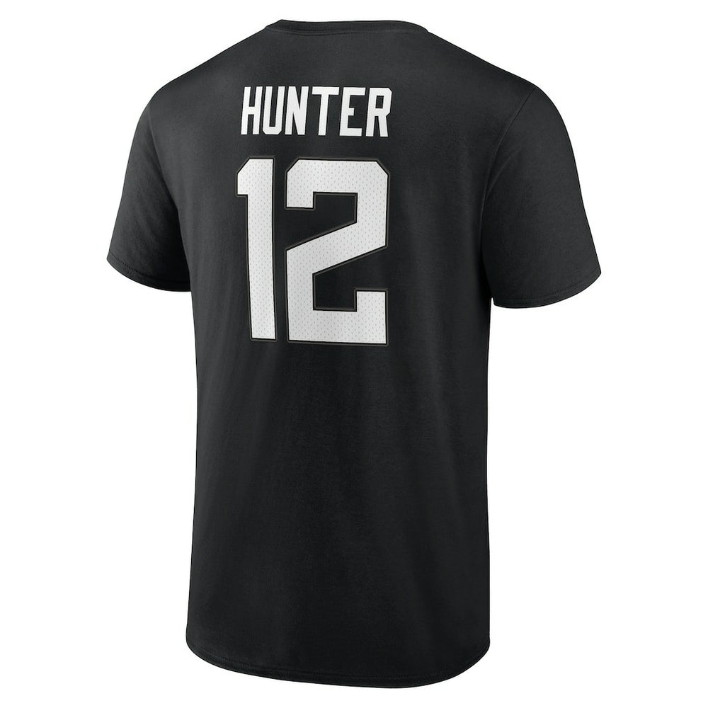 Travis Hunter Jacksonville Jaguars Icon Name & Number T-Shirt - Black online