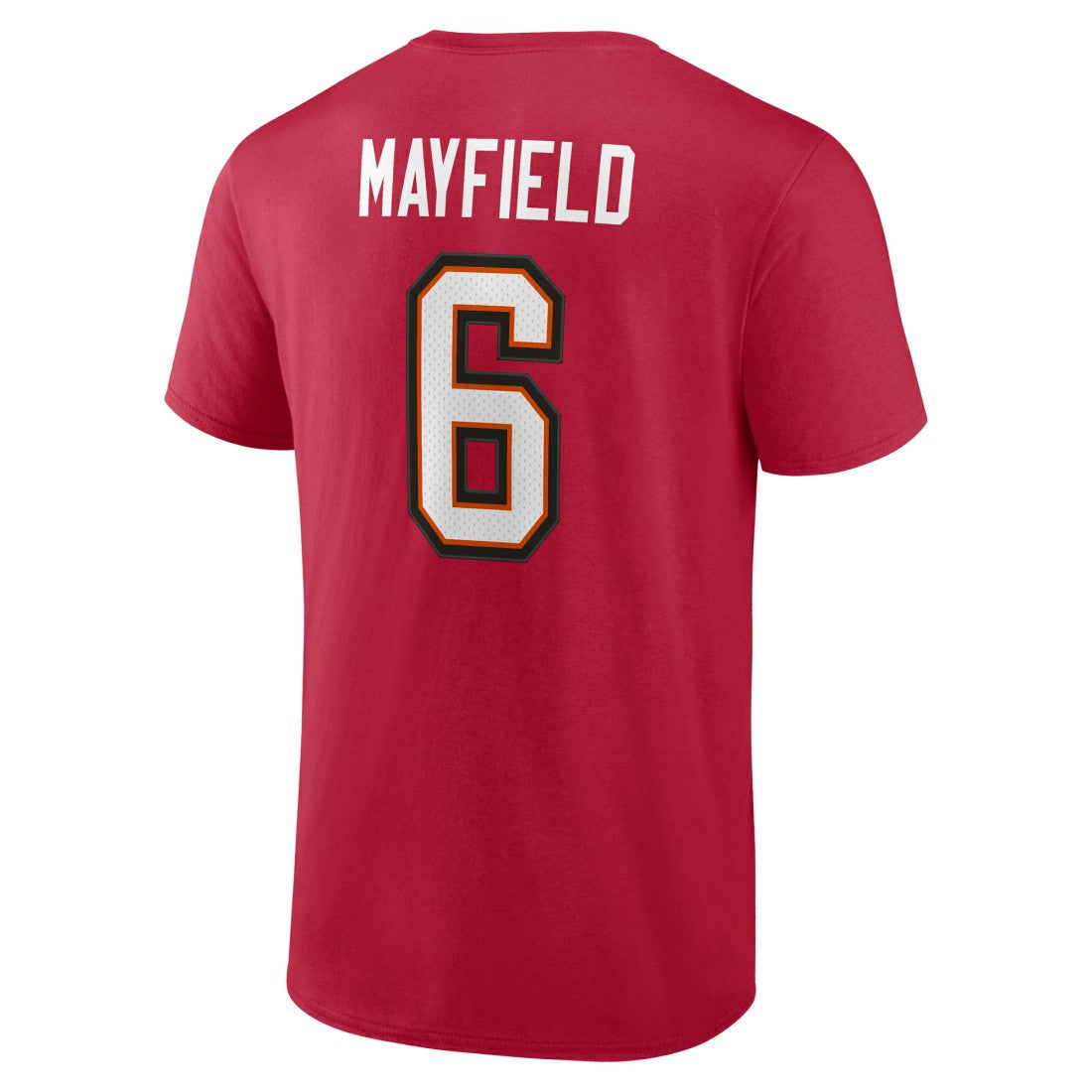 Baker Mayfield Tampa Bay Buccaneers Icon Name & Number T-Shirt - Red on sale