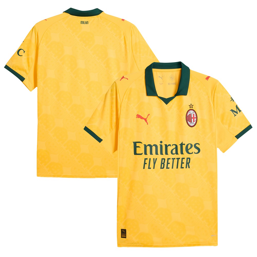 AC Milan 2025/26 Third Replica Jersey - Yellow | Puma on sale