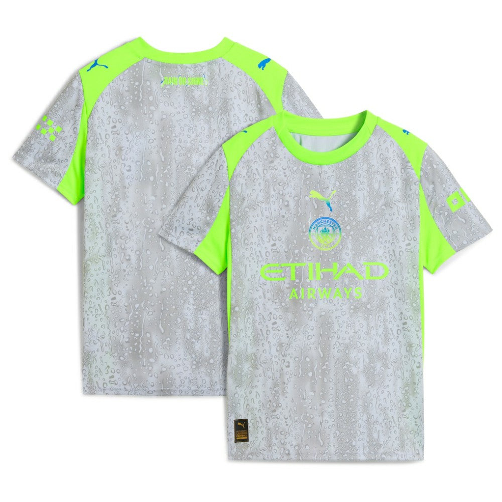 Manchester City Youth 2025/26 Third Replica Jersey - Green/Neon Green | Puma cheap