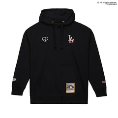 Los Angeles Dodgers x BLACKPINK  Pullover Hoodie - Black - Limited Edition | Mitchell & Ness