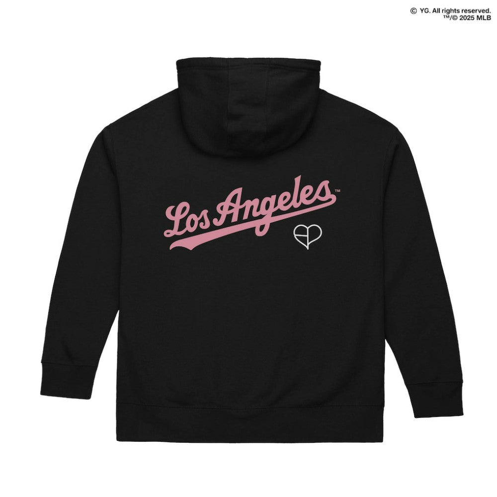 Los Angeles Dodgers x BLACKPINK  Pullover Hoodie - Black - Limited Edition | Mitchell & Ness
