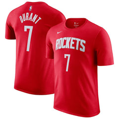 Kevin Durant Houston Rockets Icon Edition Name & Number T-Shirt sale - Red | Nike discount
