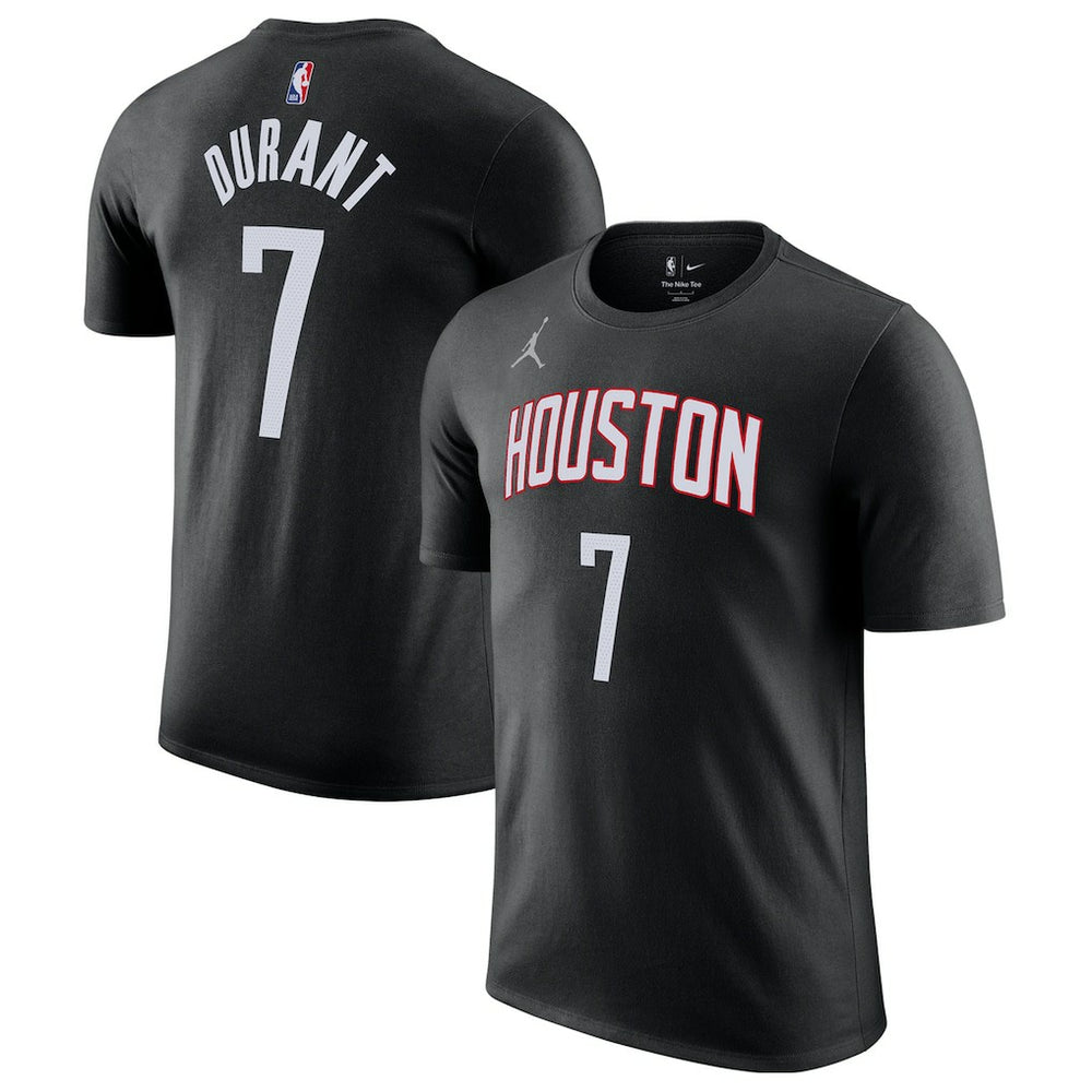 Kevin Durant Houston Rockets Jordan Brand Statement Edition Name & Number T-Shirt sale - Black sale