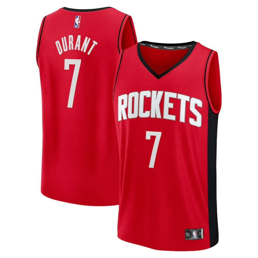 Kevin Durant Houston Rockets Fast Break Replica Player Jersey - Icon Edition - Red | Fanatics for sale