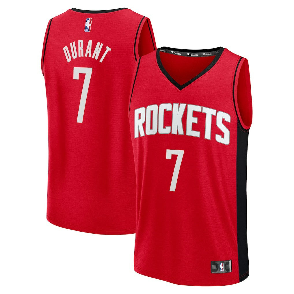 Kevin Durant Houston Rockets Fast Break Replica Player Jersey - Icon Edition - Red | Fanatics for sale