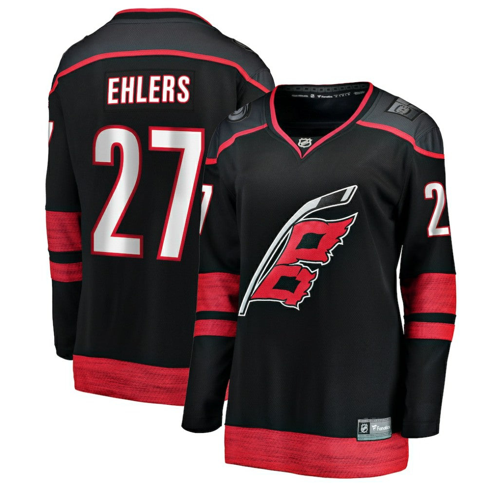 Nikolaj Ehlers Carolina Hurricanes Fanatics Women's Home Breakaway Jersey Black