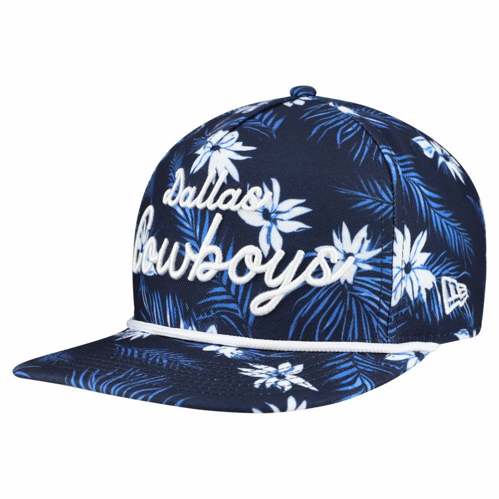 Dallas Cowboys New Era Palm Print A-Frame 9FIFTY Snapback Hat - Navy online