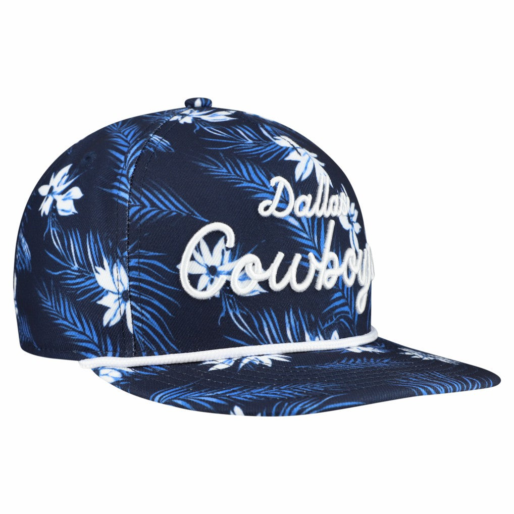 Dallas Cowboys New Era Palm Print A-Frame 9FIFTY Snapback Hat - Navy online