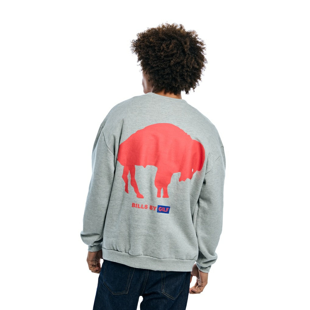 Buffalo Bills Golf Wang Unisex Sweatshirt - Heather Gray sale