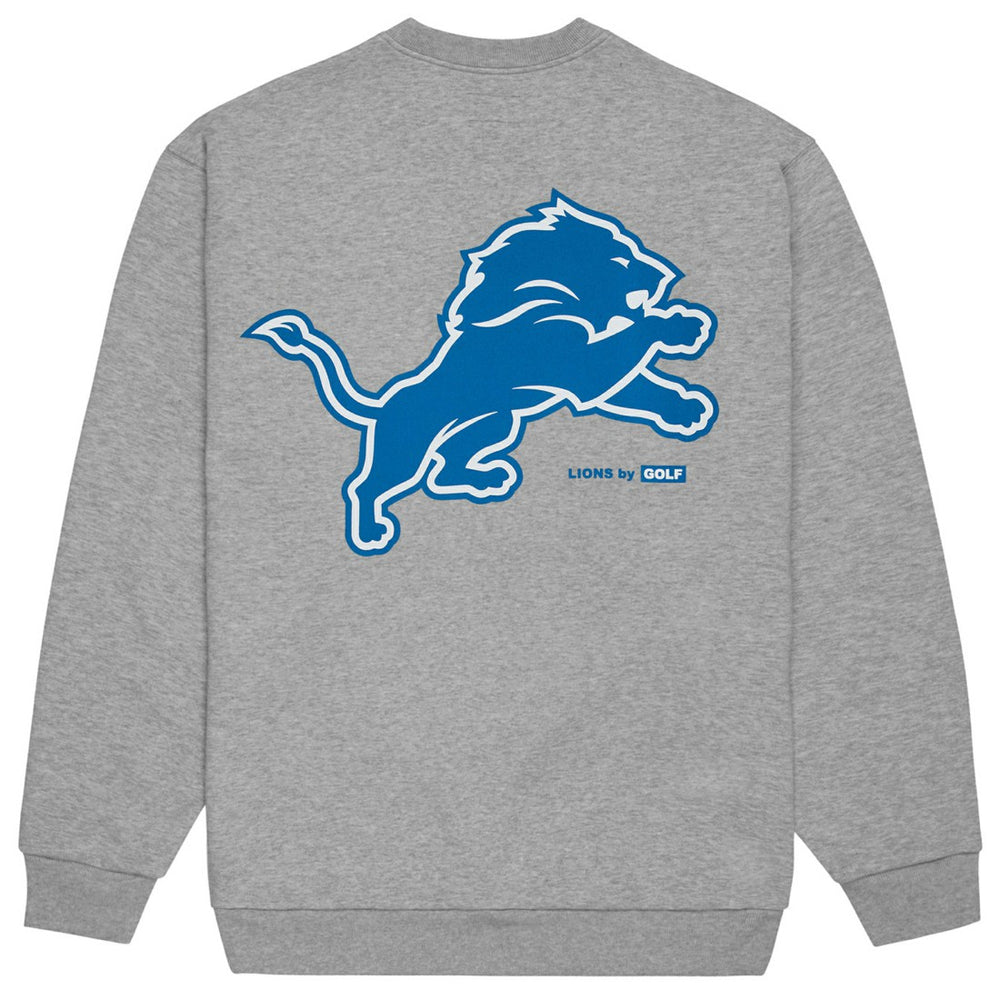 Detroit Lions Golf Wang Unisex Sweatshirt - Heather Gray for sale