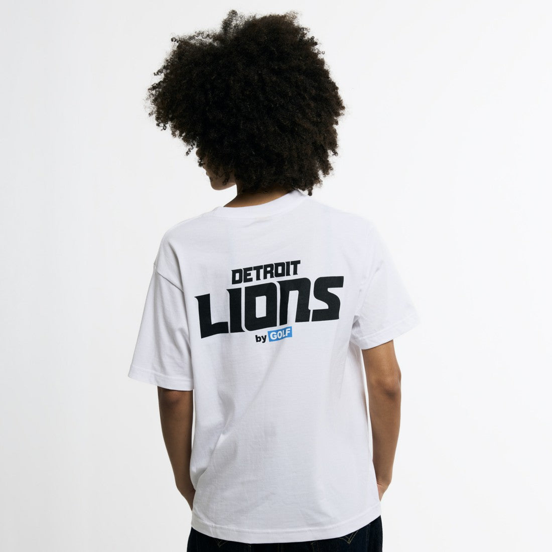 Detroit Lions Golf Wang Unisex Cutout T-Shirt - White on sale