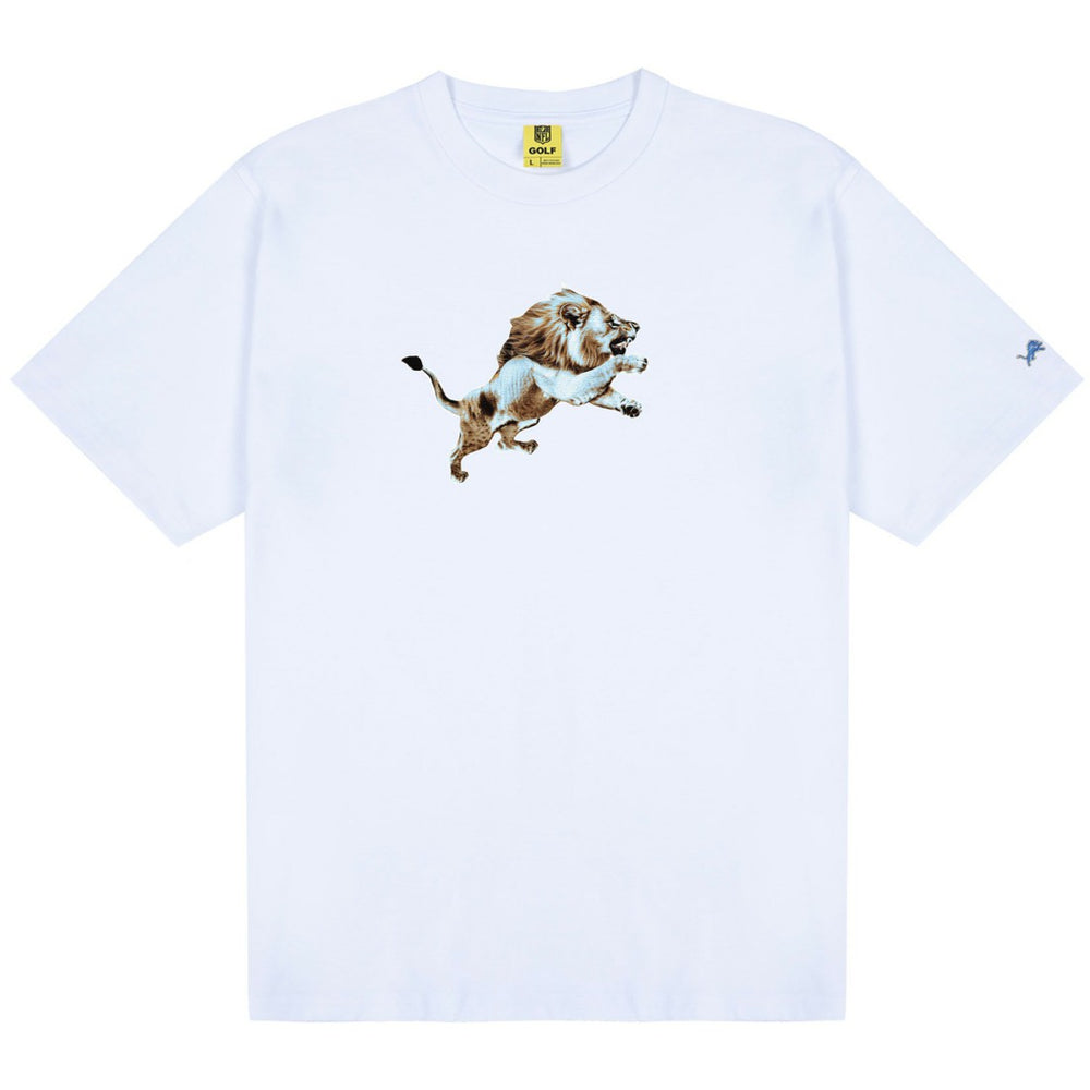 Detroit Lions Golf Wang Unisex Cutout T-Shirt - White on sale