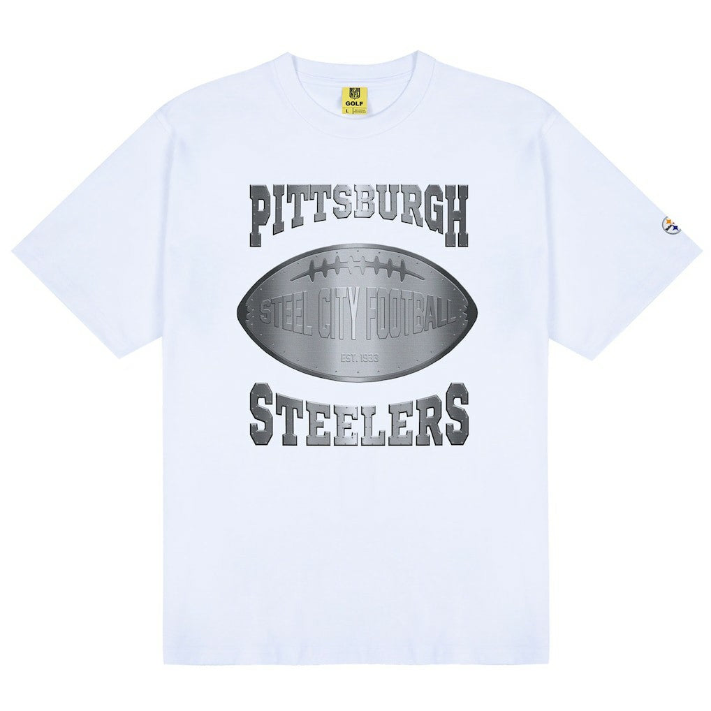 Pittsburgh Steelers Golf Wang Unisex Cutout T-Shirt - White cheap