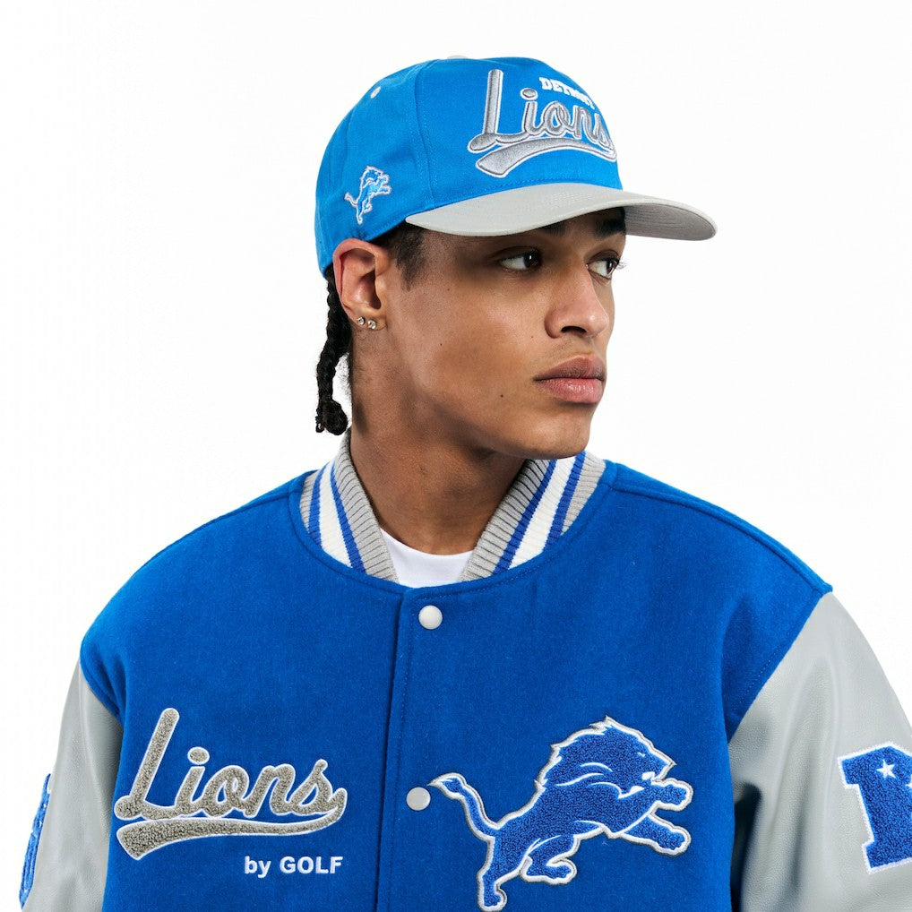 Detroit Lions Golf Wang Unisex Snapback Hat - Blue/Silver outlet