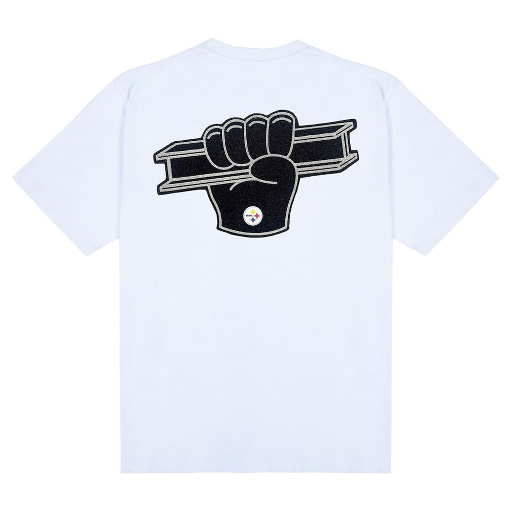 Pittsburgh Steelers Golf Wang Unisex Foam Logo T-Shirt - White cheap