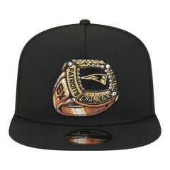 New England Patriots New Era Super Bowl Ring 9FIFTY A-Frame Adjustable Hat - Black outlet