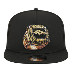 Denver Broncos New Era Super Bowl Ring 9FIFTY A-Frame Adjustable Hat - Black outlet