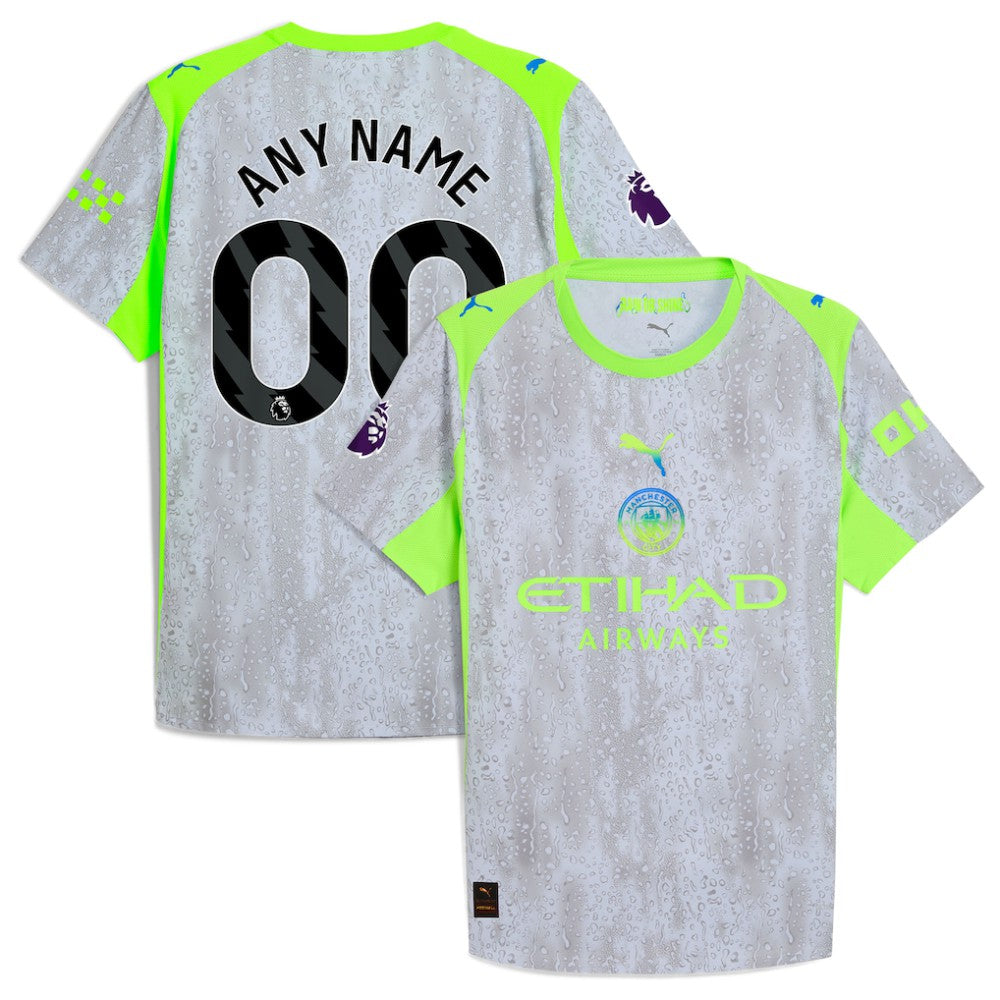 Manchester City 2025/26 Third Custom Jersey - Green/Neon Green | Puma for sale
