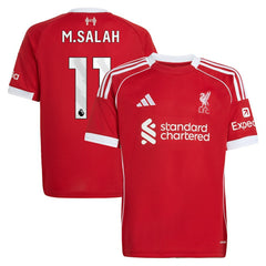 Mohamed Salah Liverpool Youth 2025/26 Home Replica Jersey - Red | Adidas discount