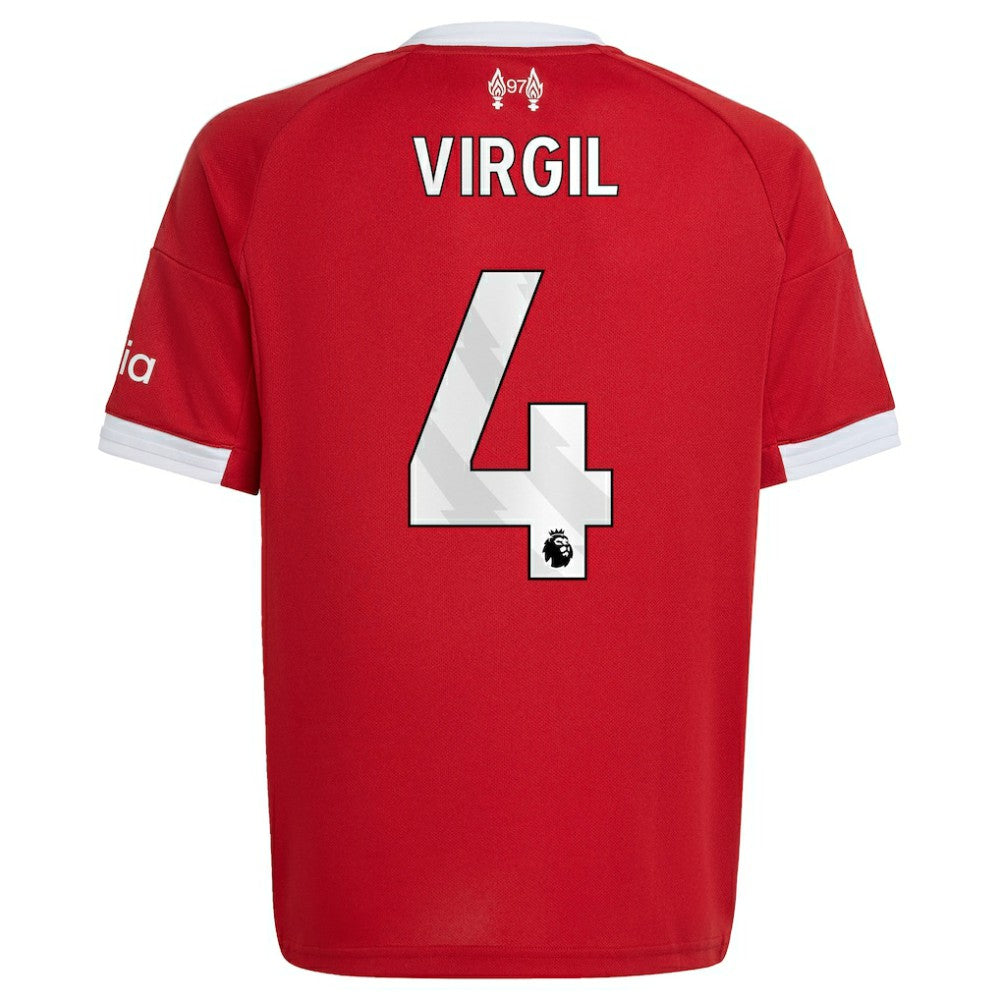 Virgil van Dijk Liverpool Youth 2025/26 Home Replica Jersey - Red | Adidas outlet