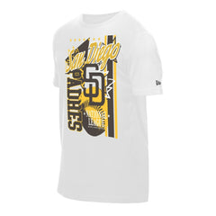 San Diego Padres Big Graphic Domestic T-Shirt - White | New Era