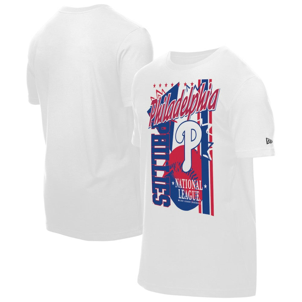 Philadelphia Phillies Big Graphic Domestic T-Shirt - White | New Era