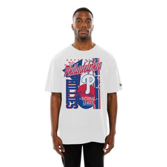 Philadelphia Phillies Big Graphic Domestic T-Shirt - White | New Era