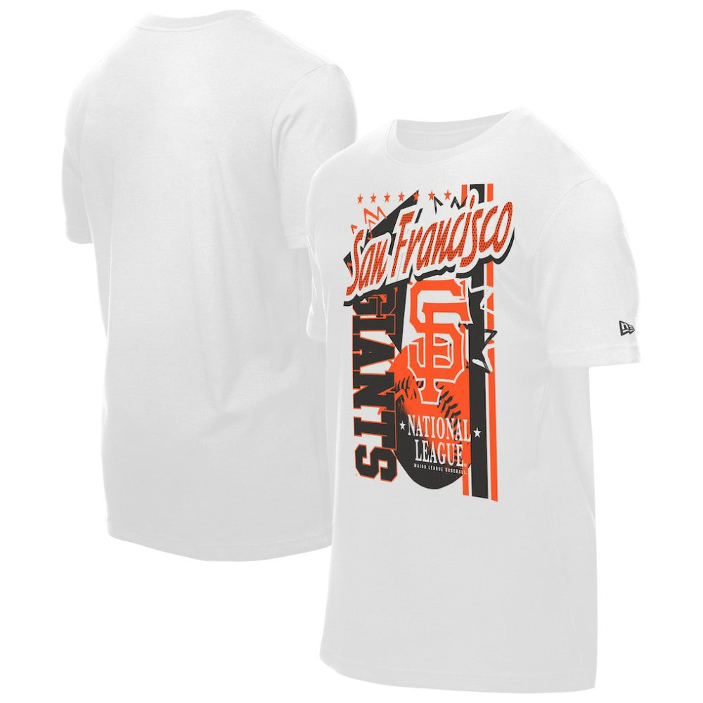 San Francisco Giants Big Graphic Domestic T-Shirt - White | New Era