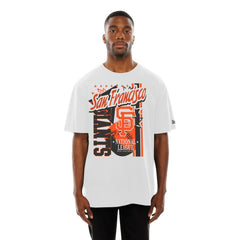 San Francisco Giants Big Graphic Domestic T-Shirt - White | New Era